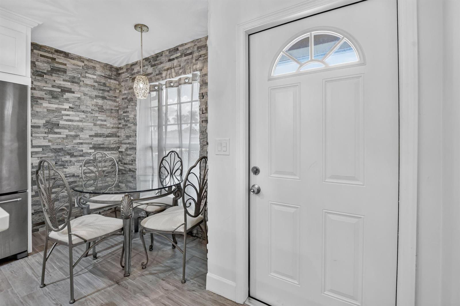 Front Door/Eat-in-Kitchen