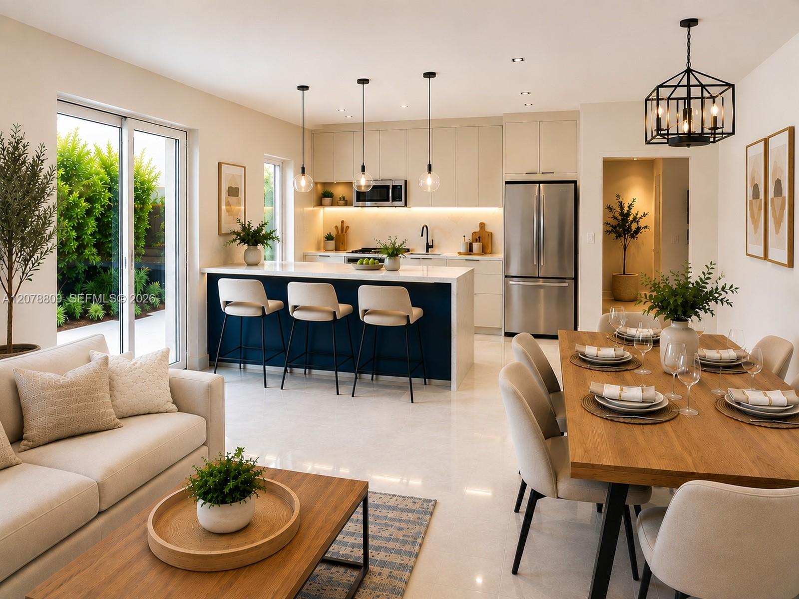 rendering- staged