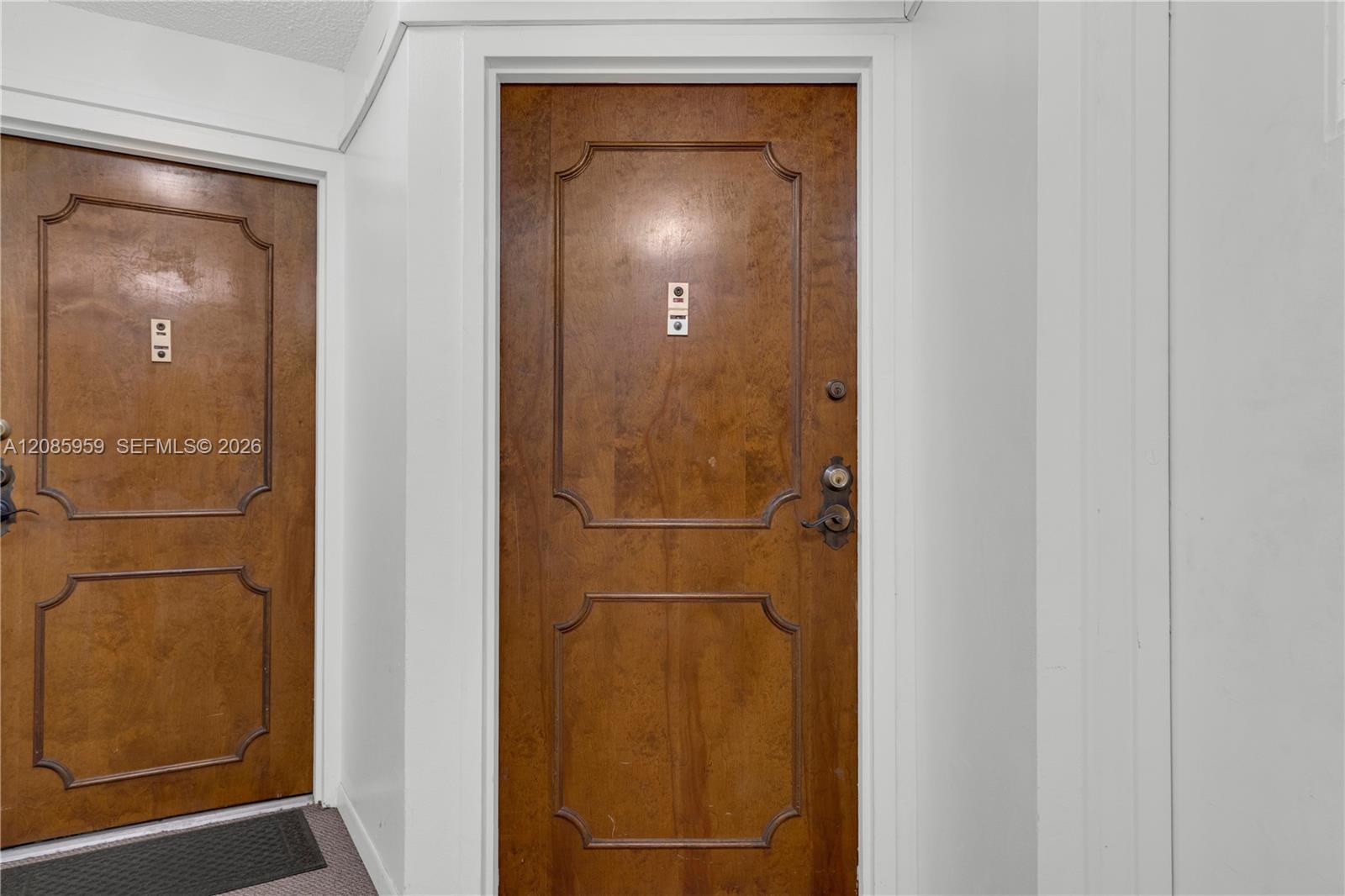 Unit entrance.