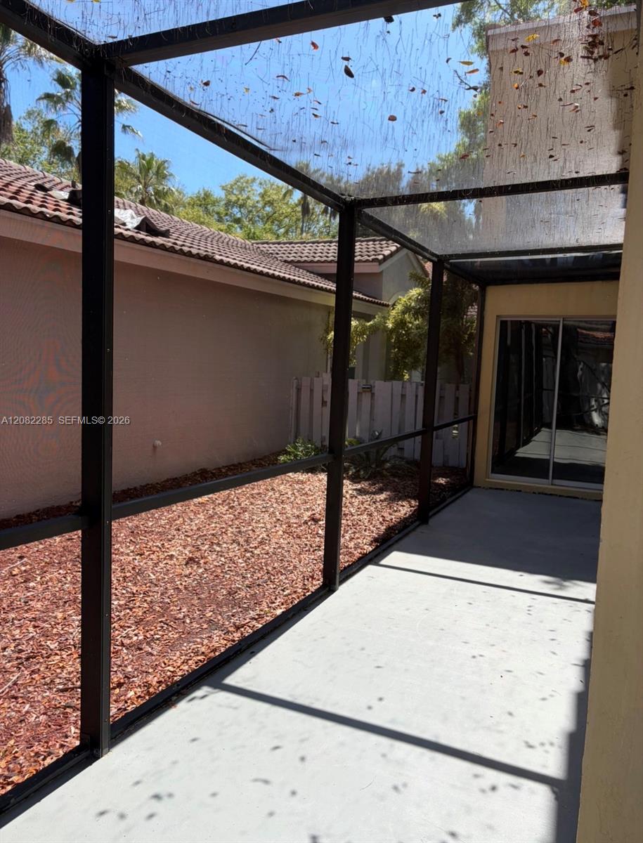 Screened porch