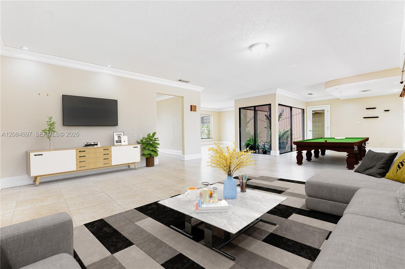 virtual furniture , NO furniture included on the rental