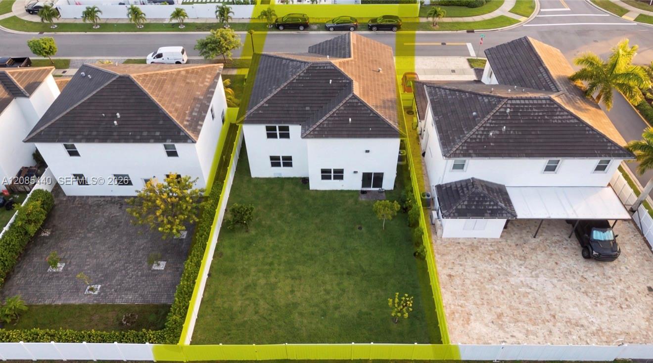 Back Yard Aerial View