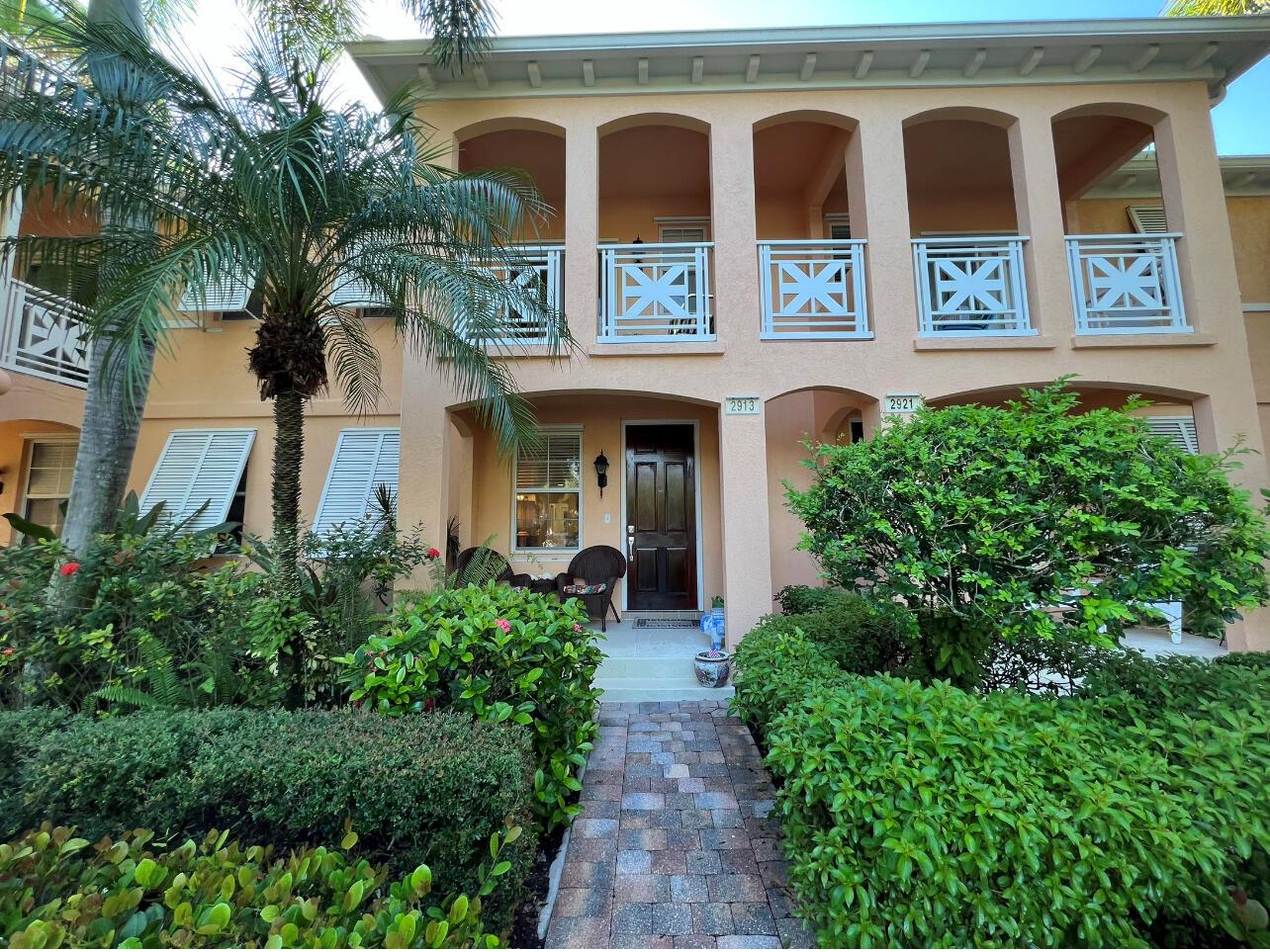 front of townhouse