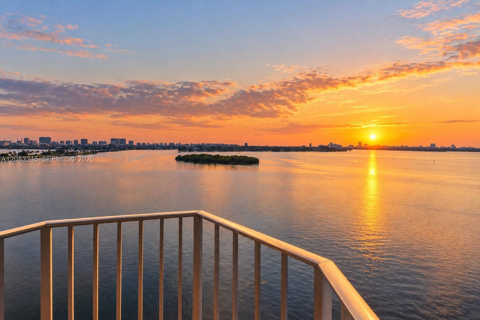 sunrise from balcony