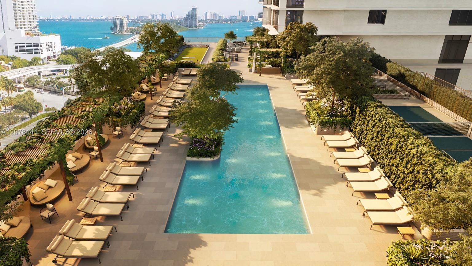 Conceptual Rendering , 11th-Floor Pool and Amenity Deck