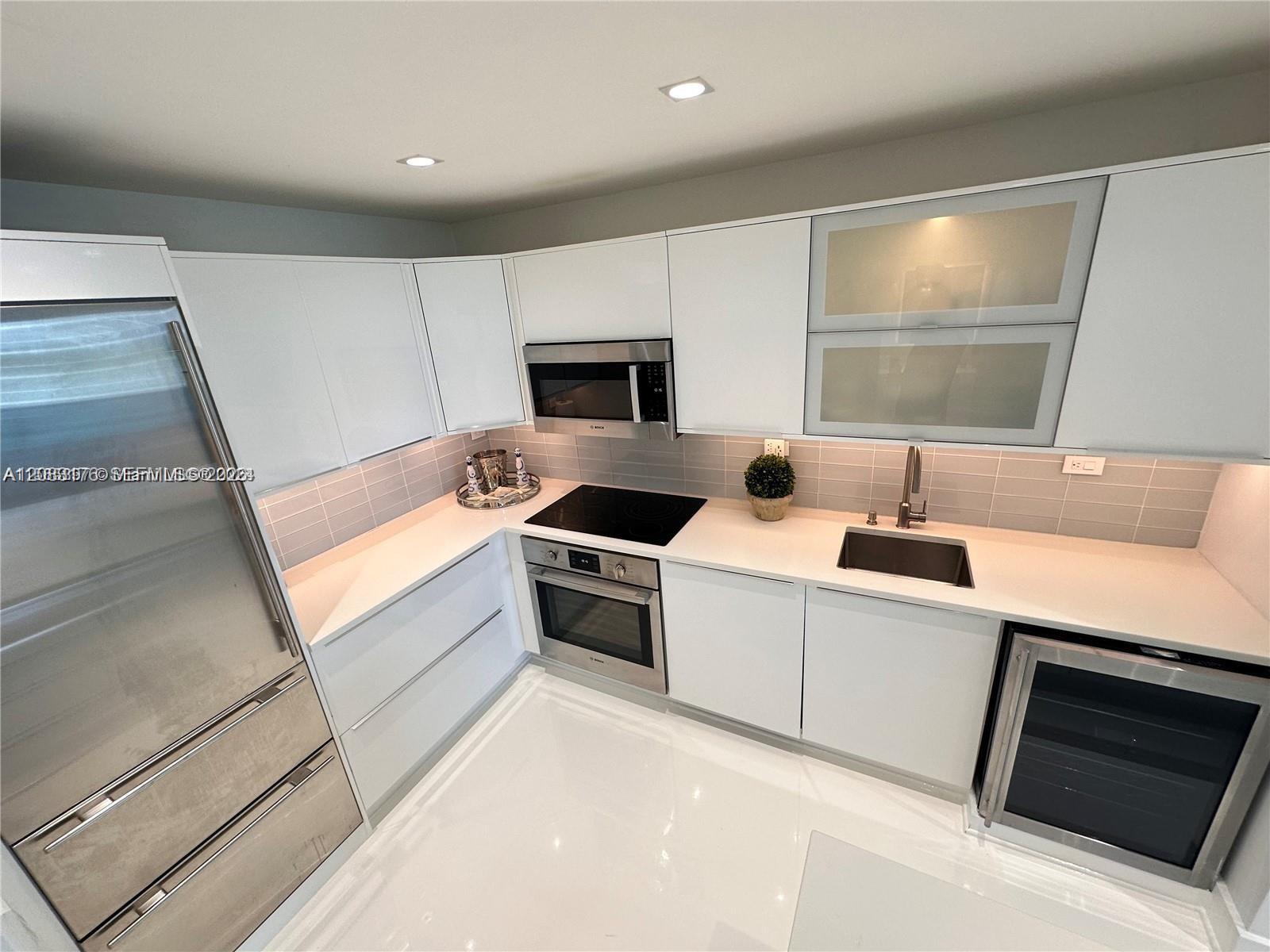 Completely renovated kitchen.