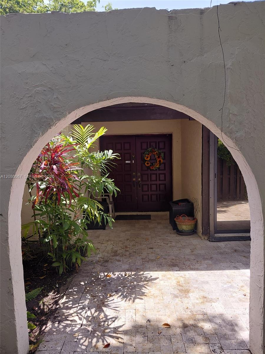 Front door.