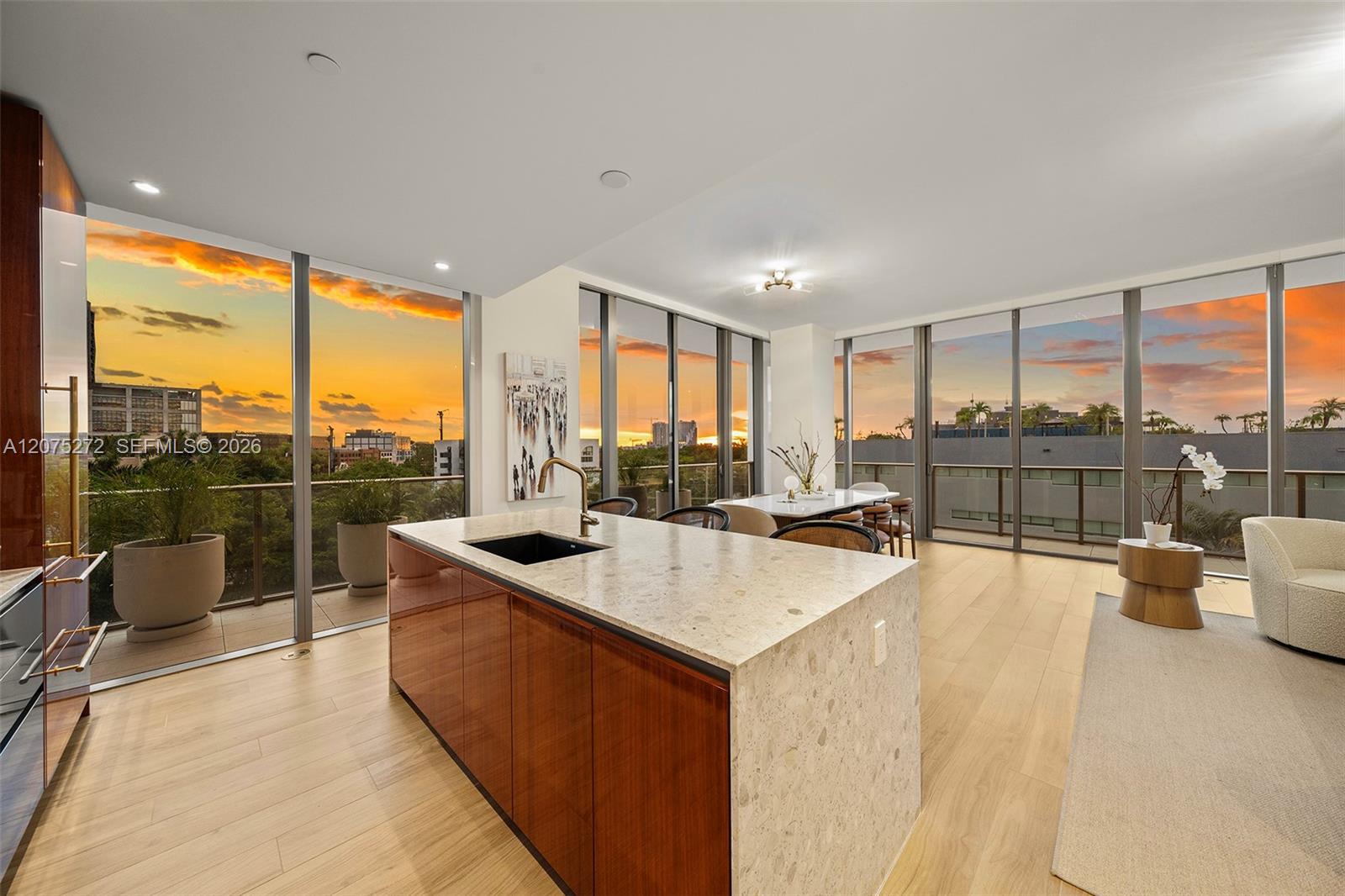 Kitchen at Sunset