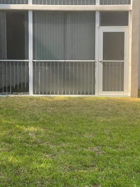 View of unit from garden
