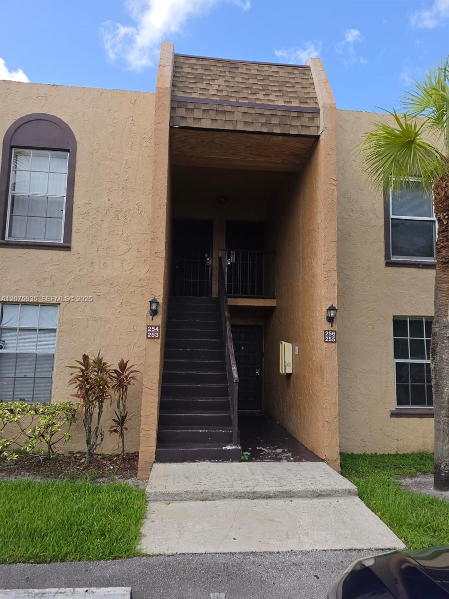 FRONT OF STRUCTURE