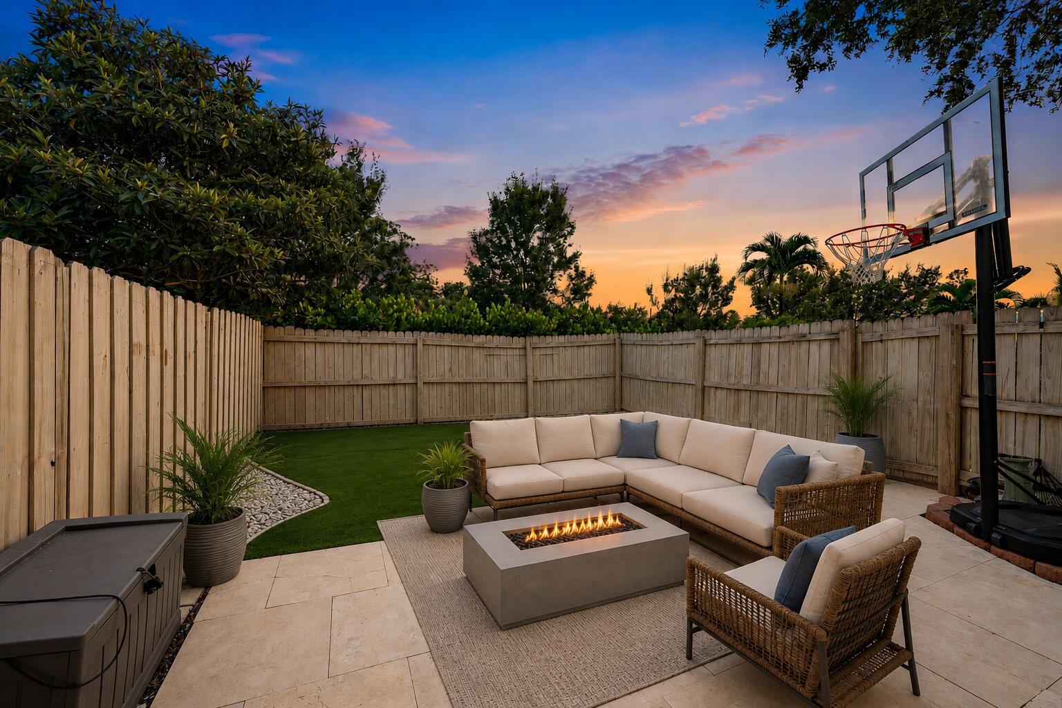 Patio & Backyard