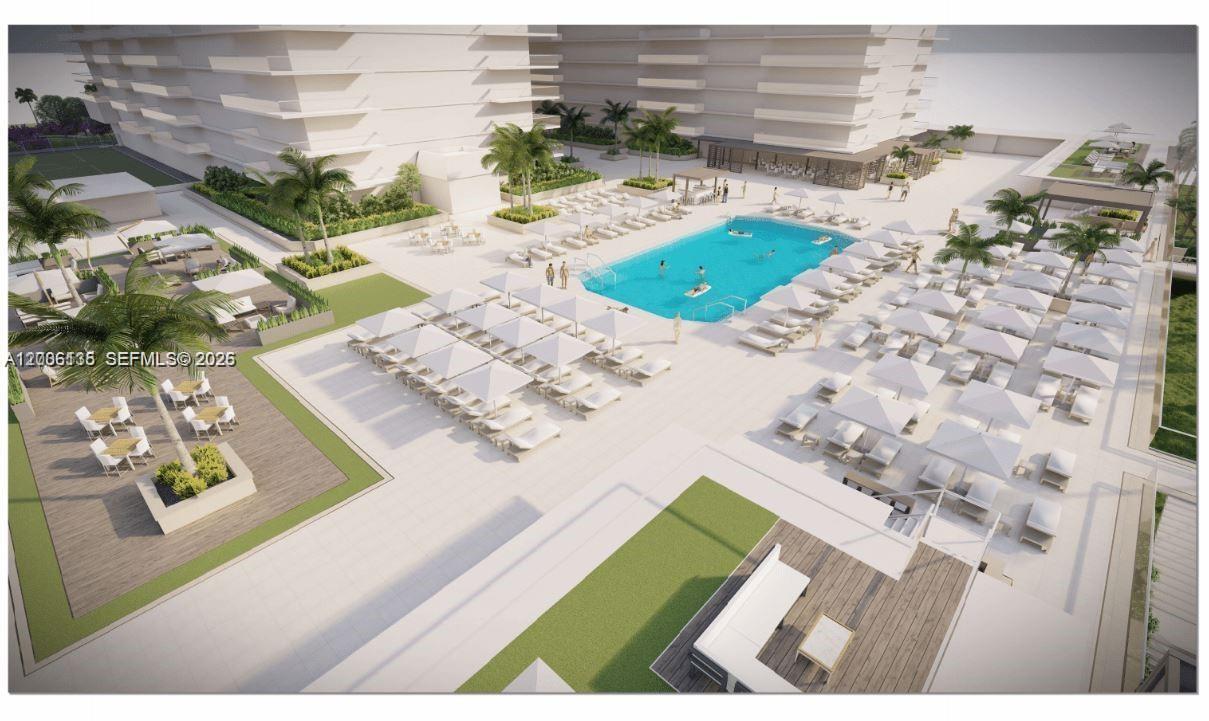 Rendering of new pool deck