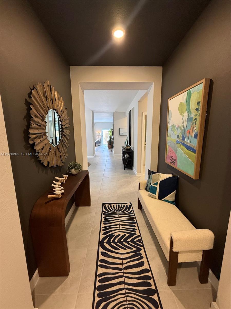 Staged Entry Way