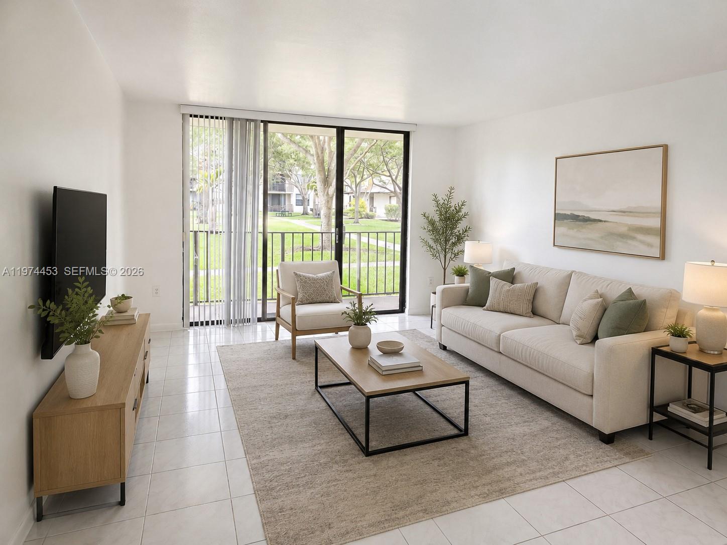 Virtually staged for illustration only. Furniture and décor shown are not included and do not reflect the actual current setting.