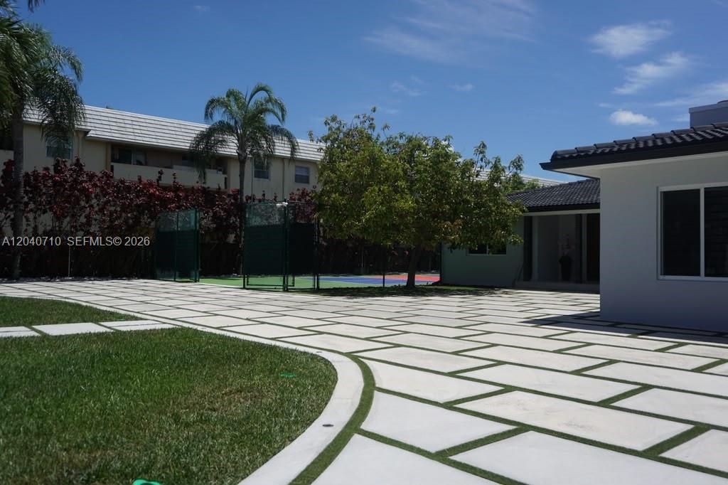 Right side driveway