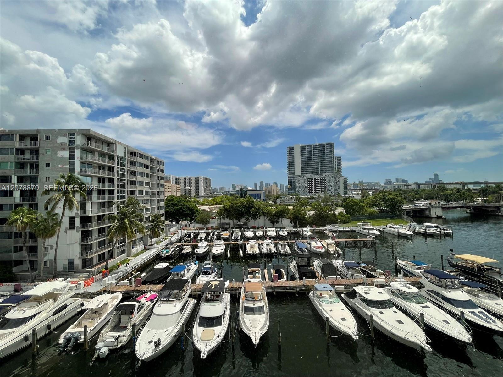 Marina view on the river