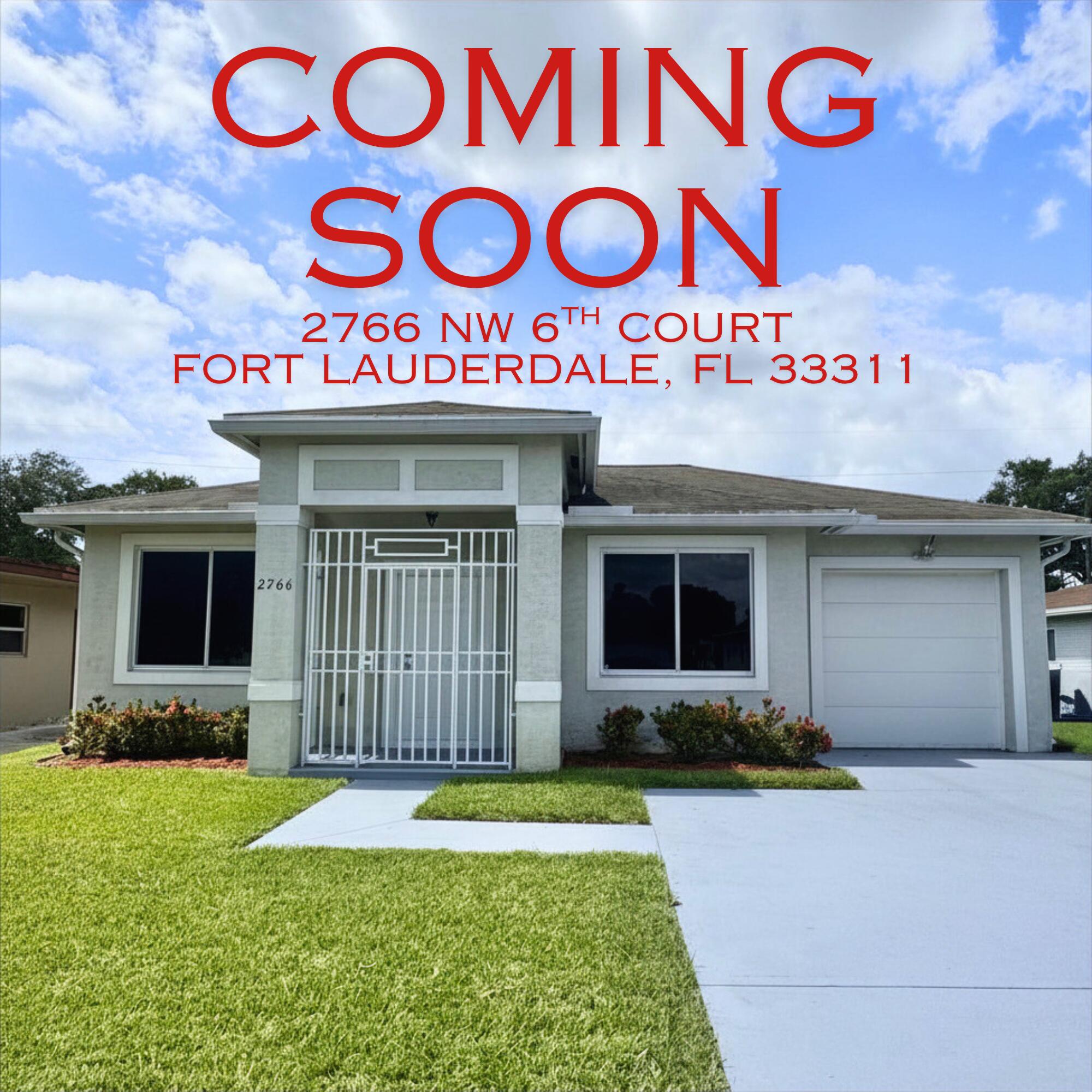 2766 NW 6th Court, Fort Lauderdale FL 33311