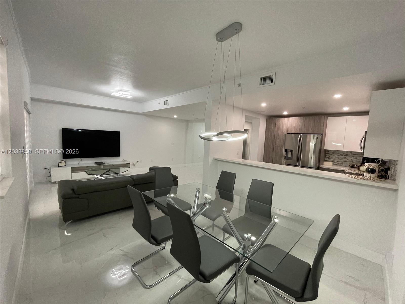 Dining Area and Living room