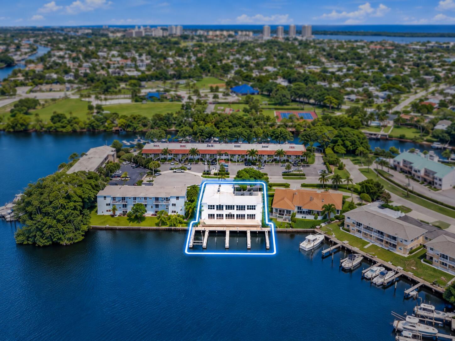 Aerial Highlighted