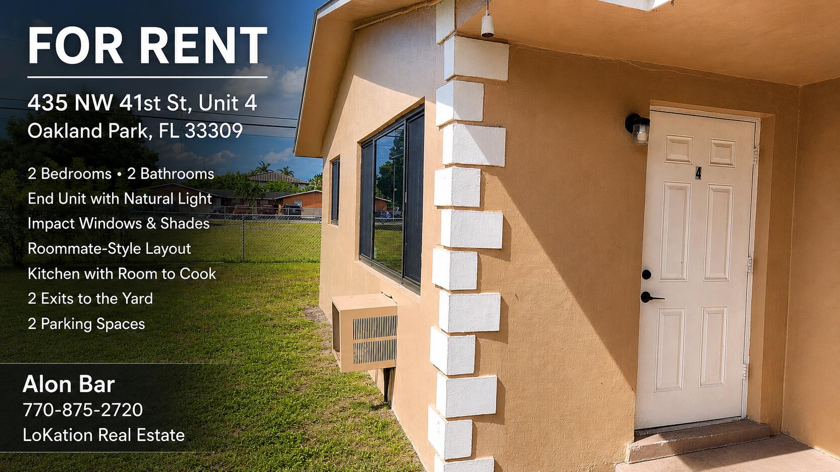 435 NW 41ST Street # 4, Oakland Park FL 33309