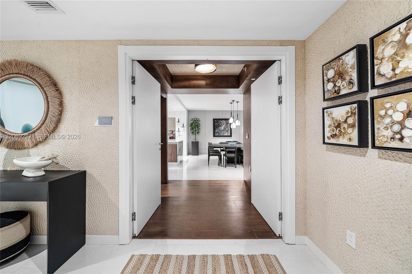 Private Elevator Foyer Entrance To Residence