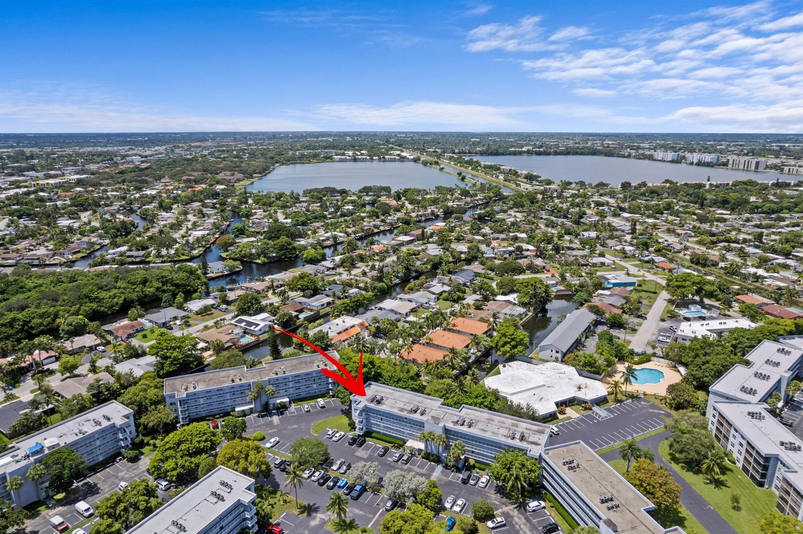 Aerial Neighborhood View