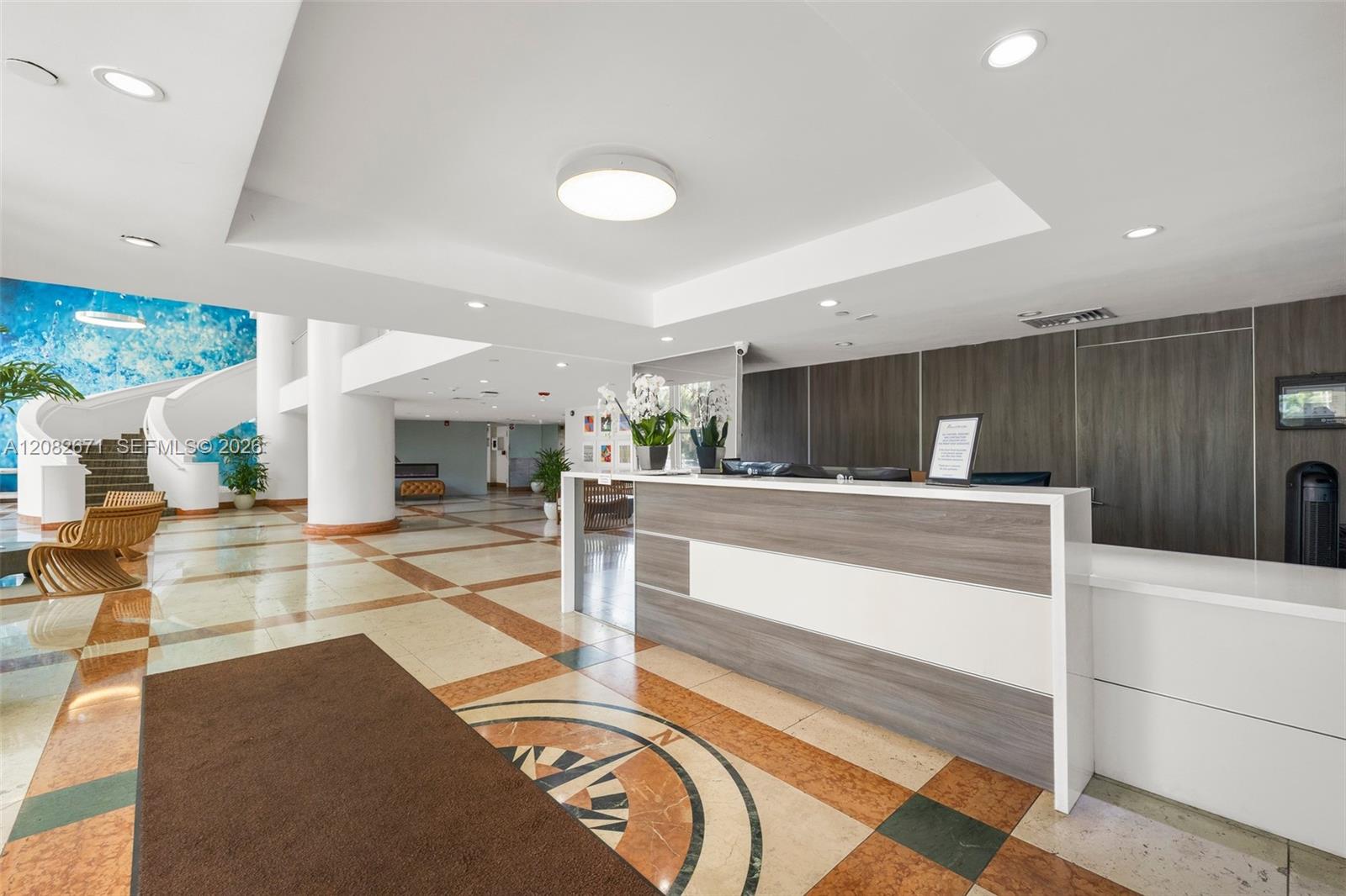 Staffed lobby and 24-hour front desk.