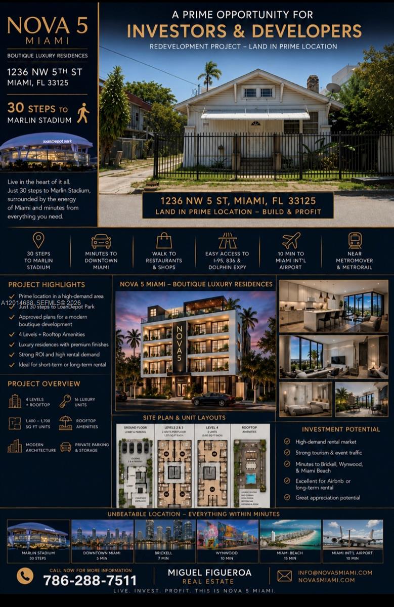 1236 NW 5th St, Miami FL 33125