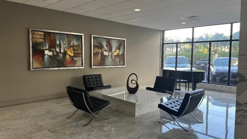a 14k lobby sitting area