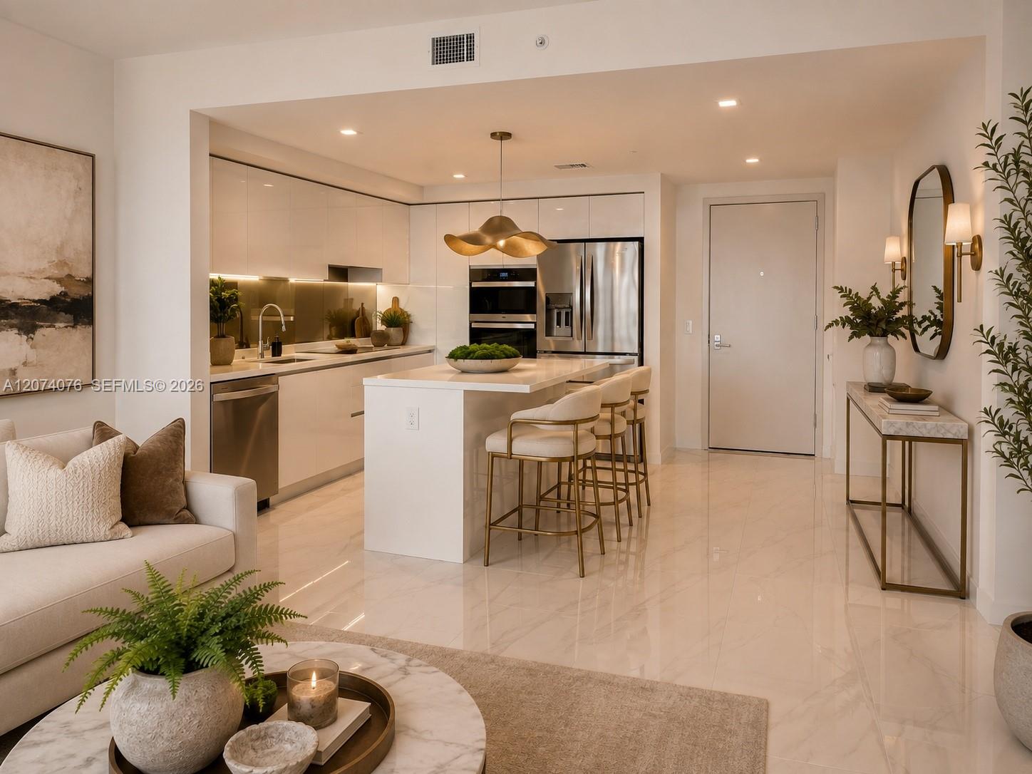 Photos have been virtually staged for illustrative purposes to help showcase the potential use, scale, and design possibilities of the space. Furniture, décor, lighting, accessories, and certain finishes shown in the virtually staged images are not curren