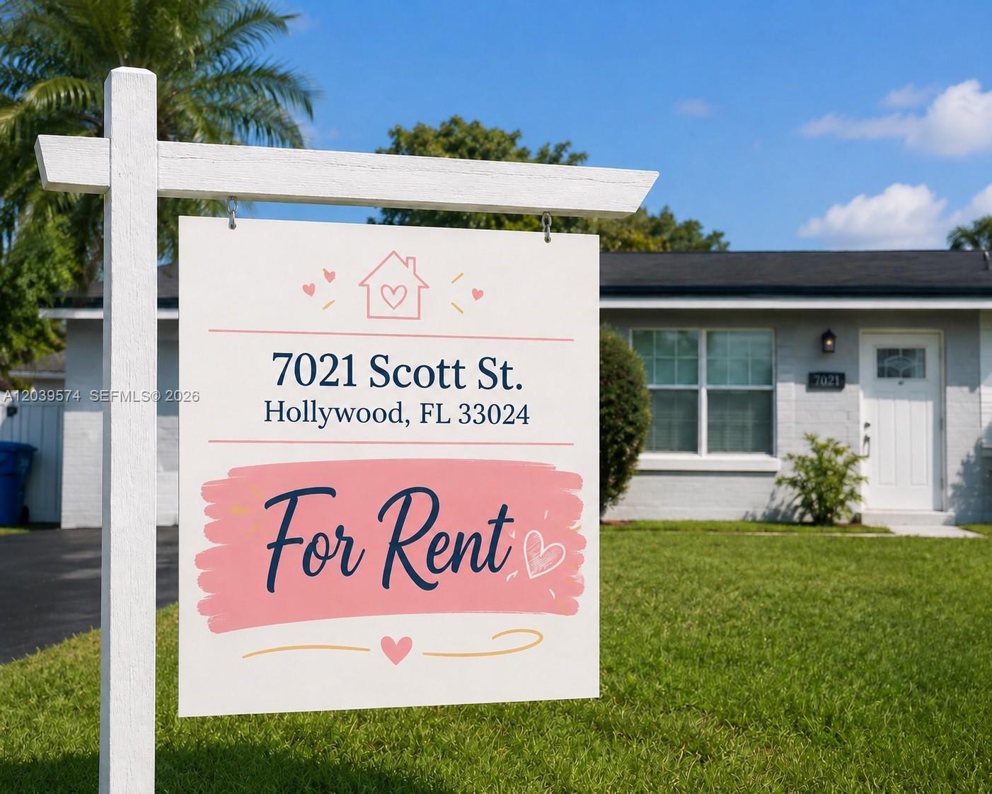 7021 Scott St., Hollywood FL 33024