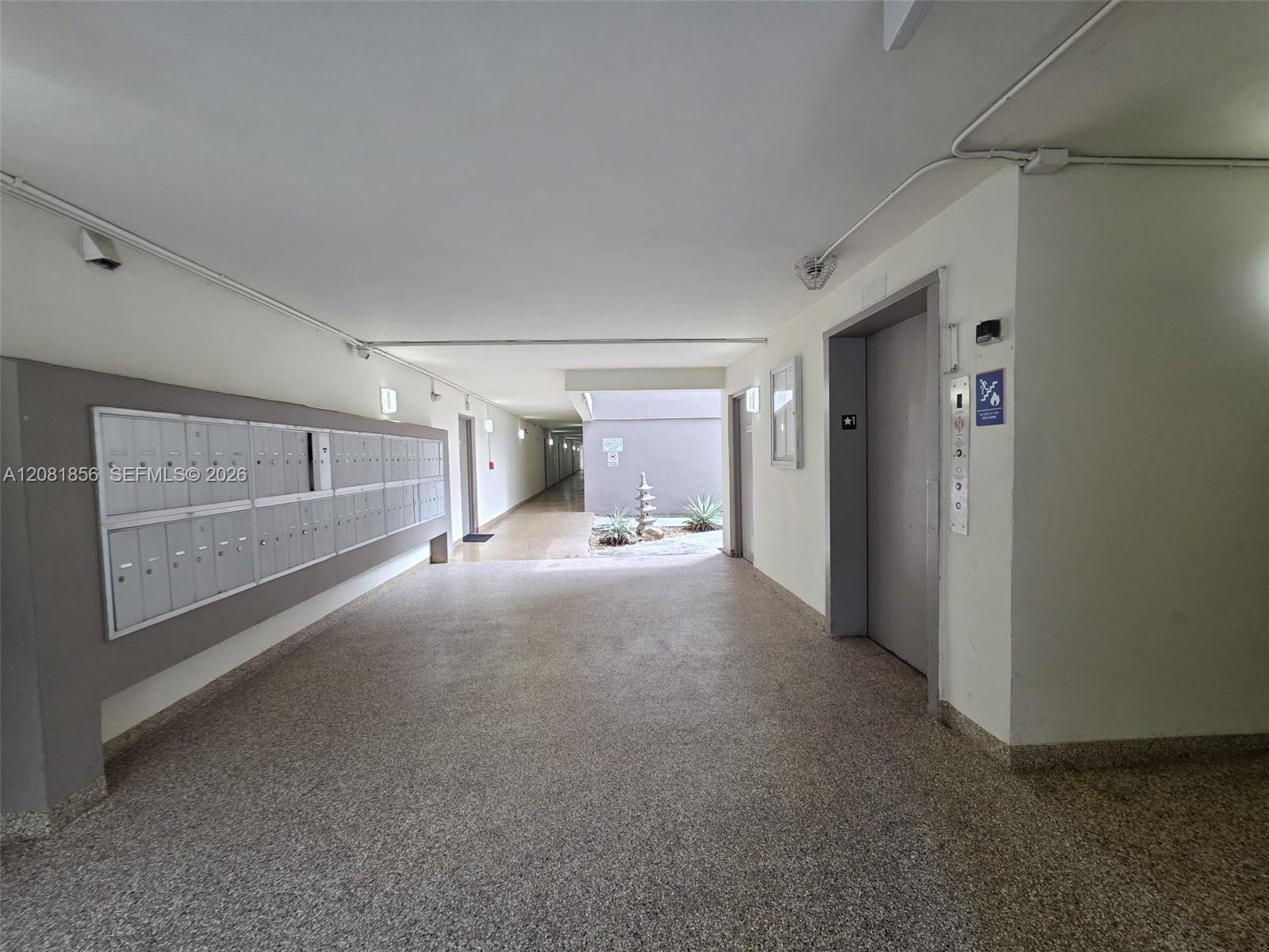 Mail Box Area and Elevator
