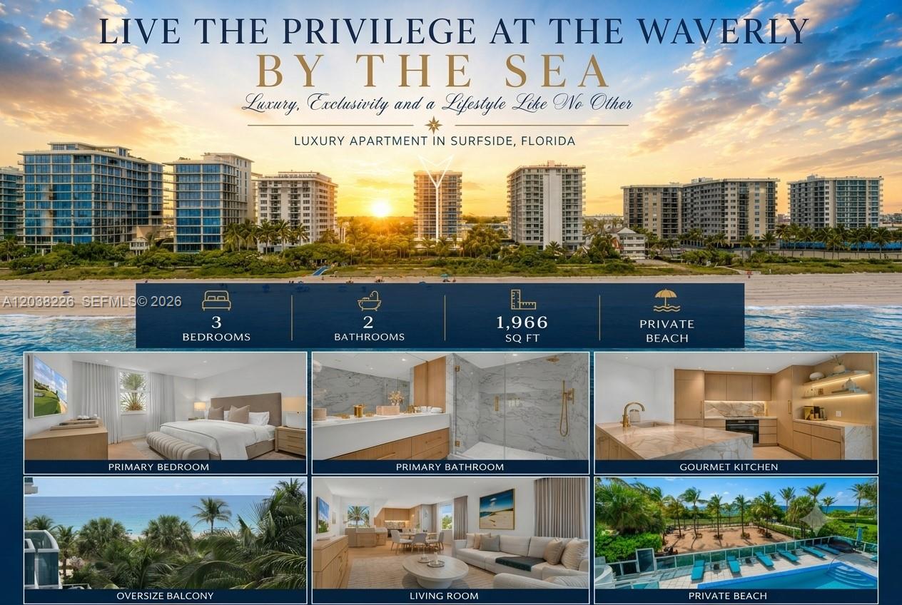 9201 Collins Ave (Remodel & Furniture) # 422, Surfside FL 33154
