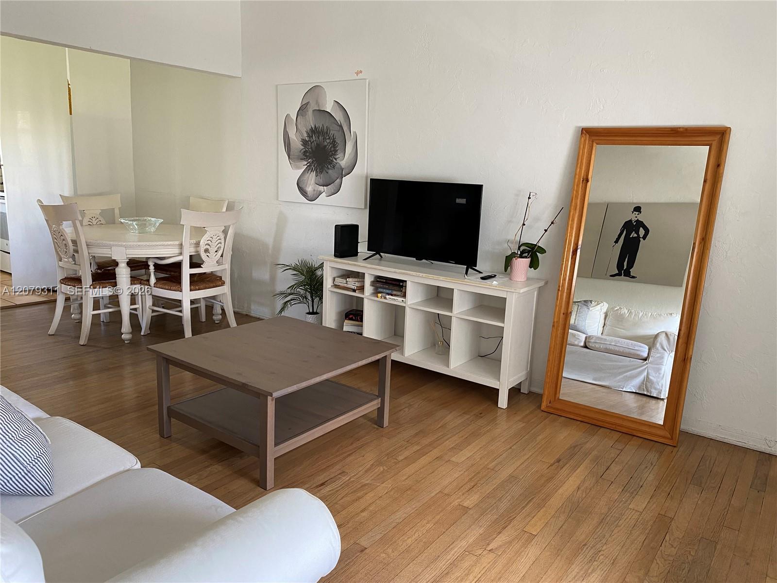 Comfortable living/dining area.