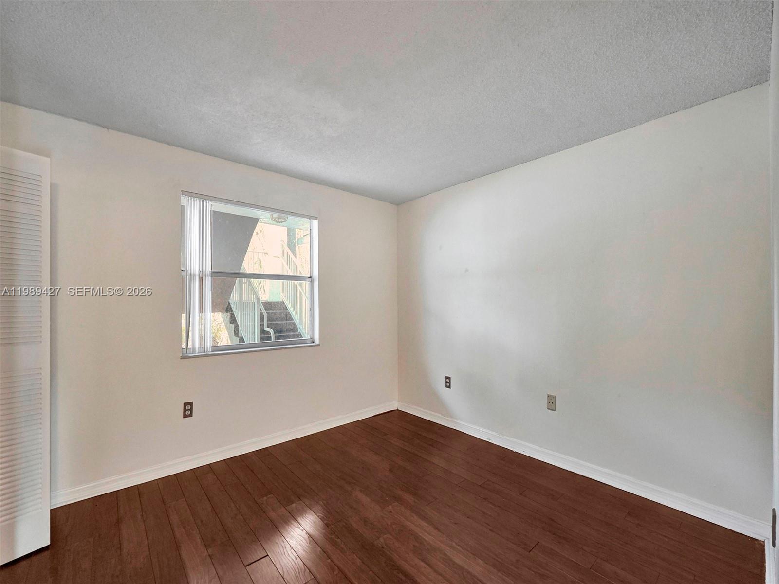 One of two large bedrooms