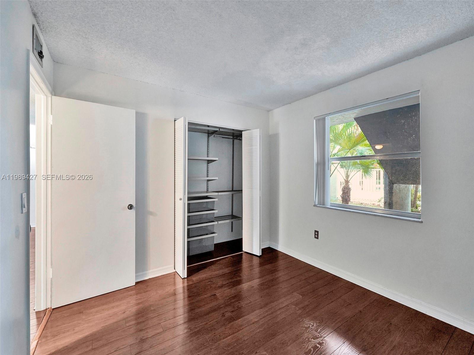 One of two large bedrooms