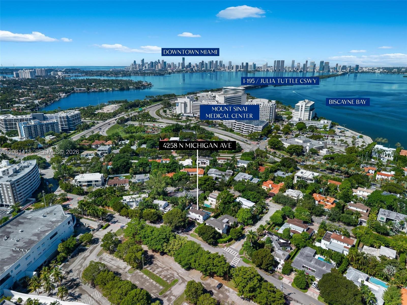 ConnectivityBiscayne BayDowntown Miami SkylineI-195 / Julia Tuttle CausewayMount Sinai Medical Center