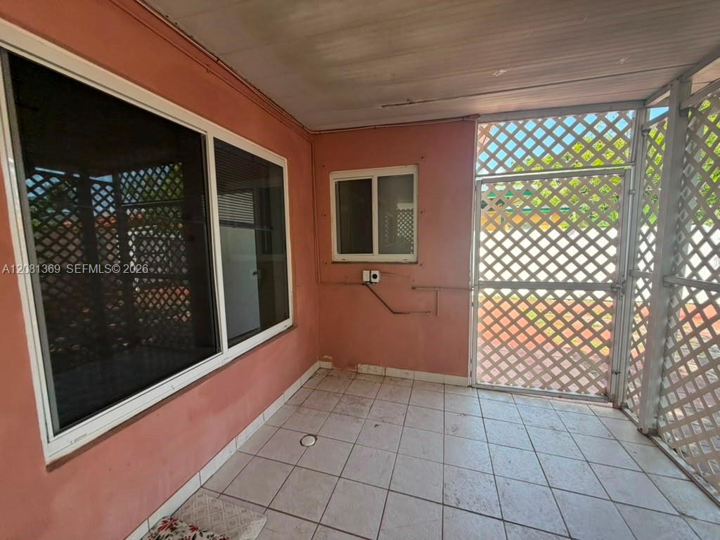 Covered terrace