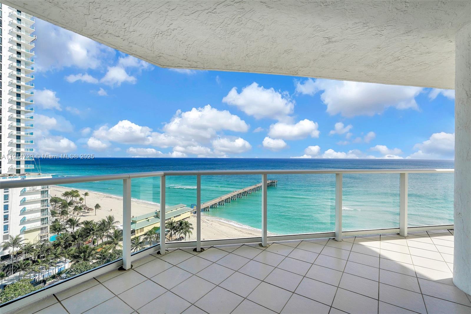 large wrap around balcony